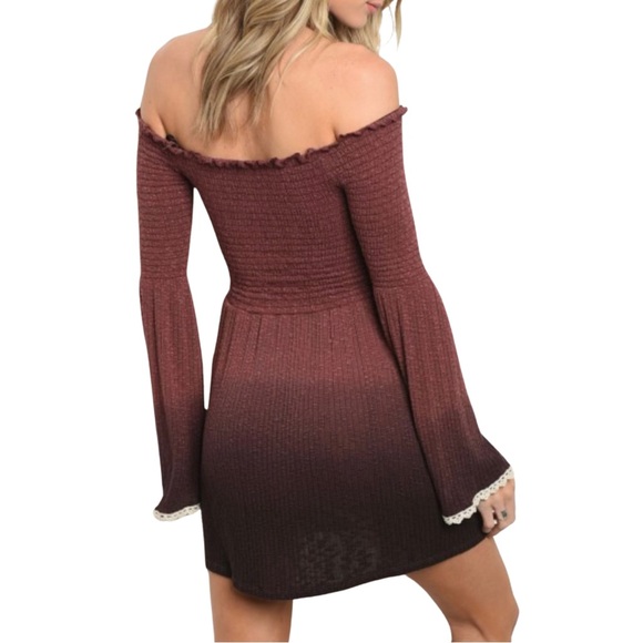 Vintage Wash Bell Sleeve Dress - Picture 2 of 3